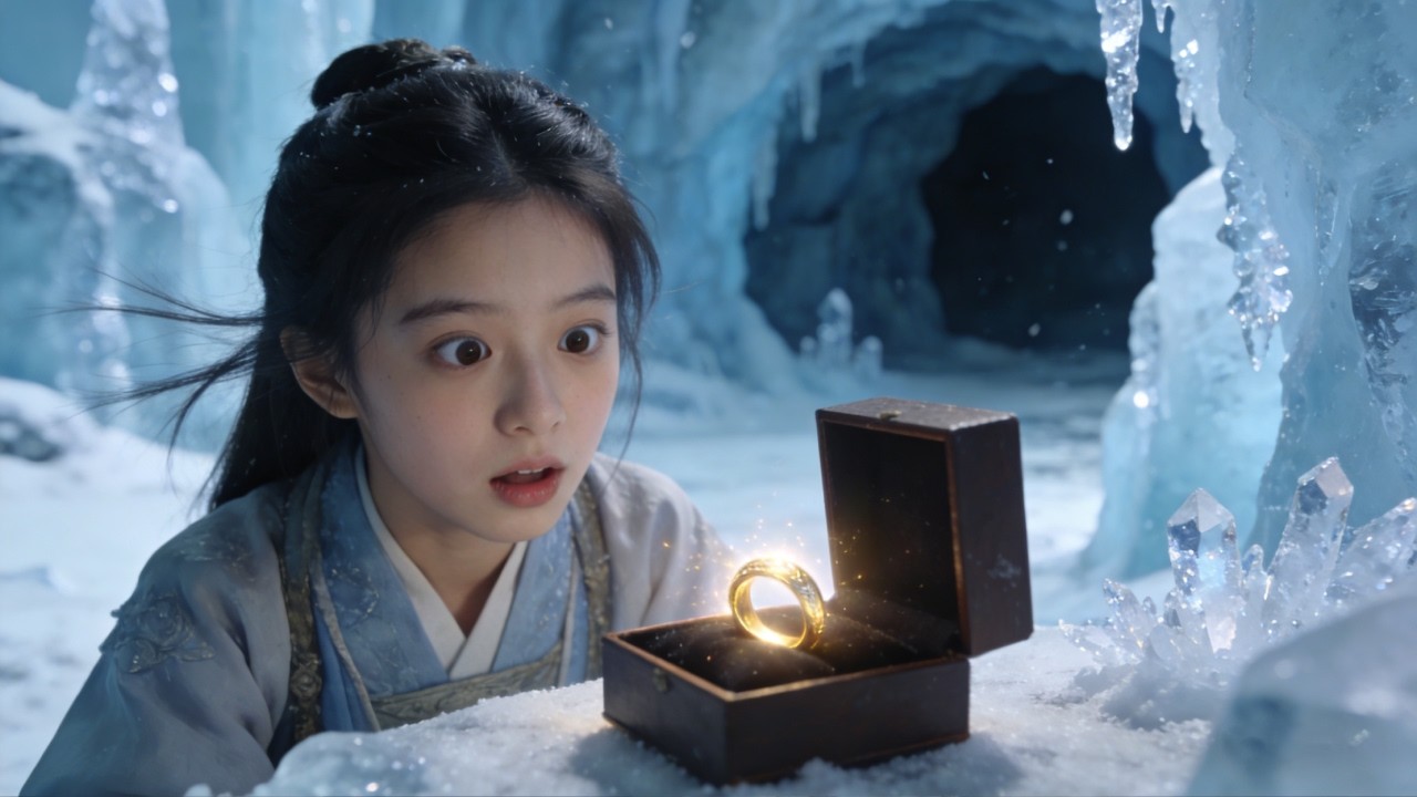 A girl falls into an ice cave, is chosen by a magic ring, and awakens a thousand-year-old prince!