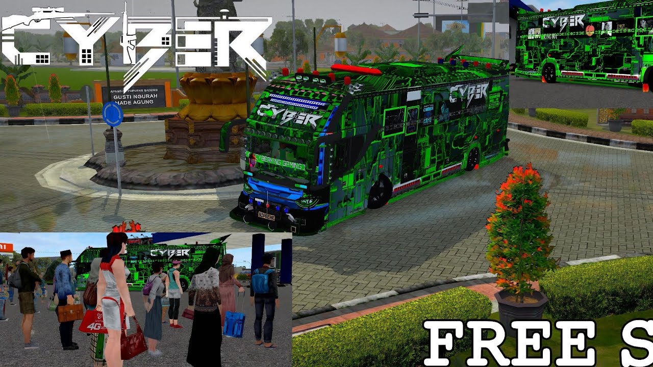 BUS SIMULATOR INDONESIA KENYAN MATATU LIVERY SKINS (🥶 CYBER 🥶)🔥👇👇👇