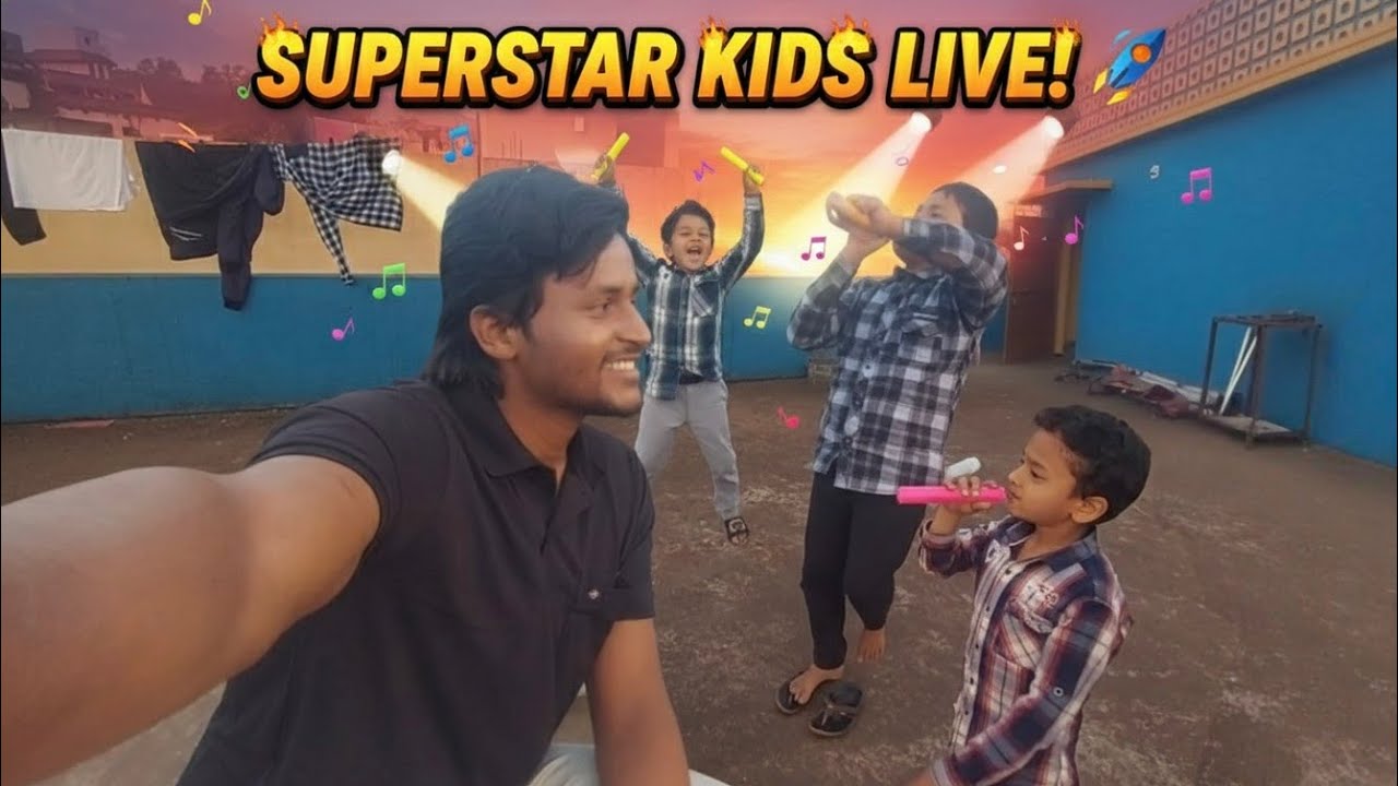 Superstar Kid's Live vlog ✨️ 💖 
