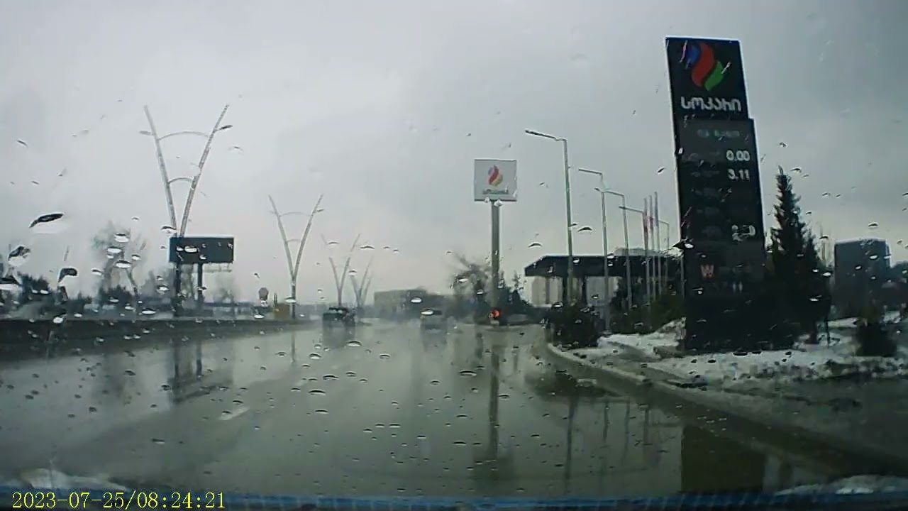 #41 Driving in Tbilisi 28.02.26 snowy Tbilisi