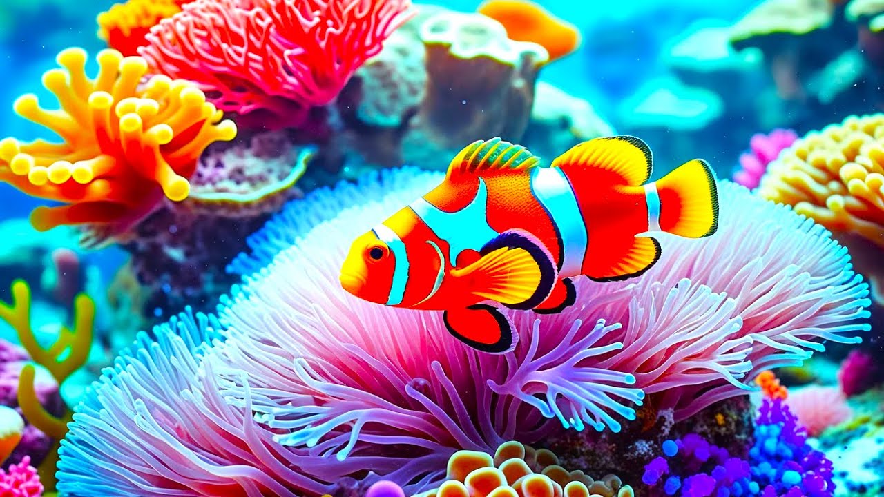 The Best 4K Aquarium - Explore the Stunning World of Sea Jellyfish and Beautiful Coral Reef Fish. #8