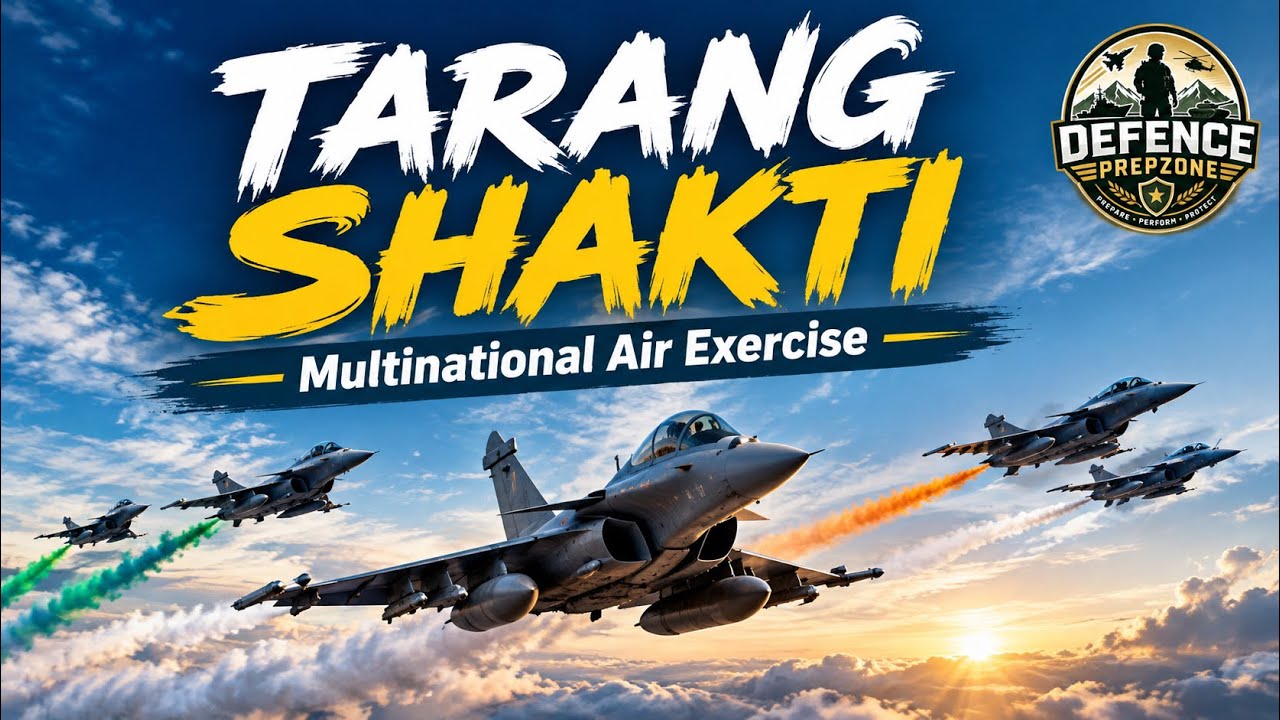  EXERCISE TARANG SHAKTI 2026 | India&rsquo;s Multinational Air Exercise | Indian Airforce |  UPSC NDA CDS 