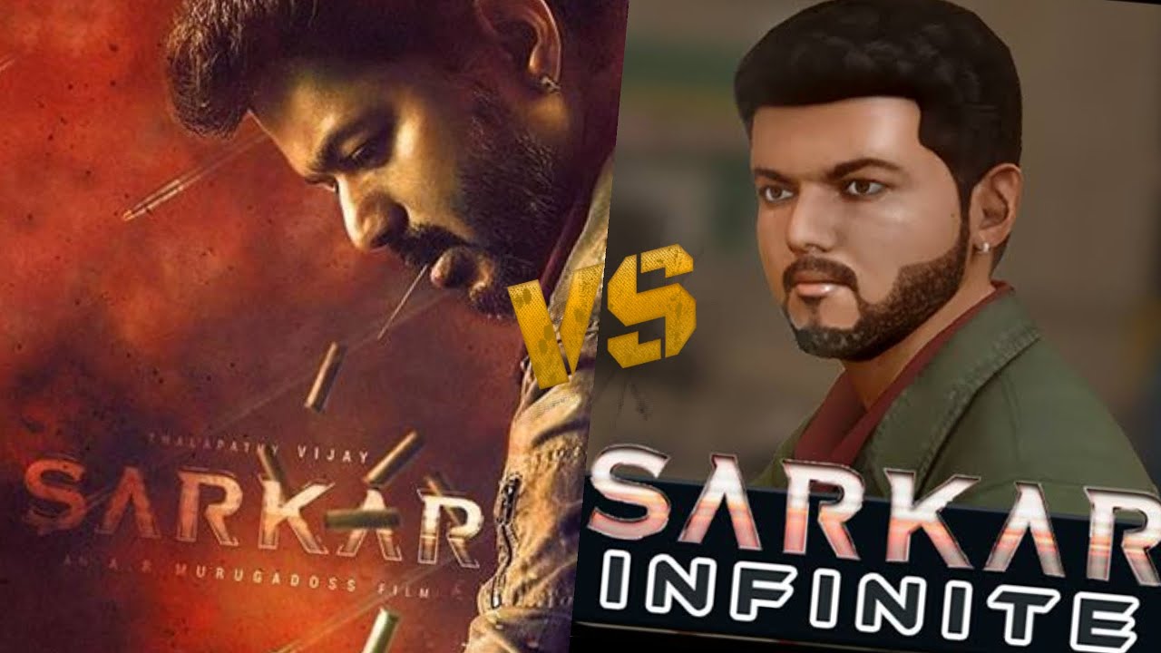 Sarkar infinite | movie vs game | vijay thalapathy game | South movie game