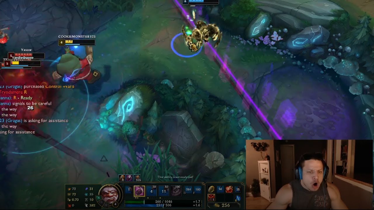 Tyler1 Making Plays On  Gragas