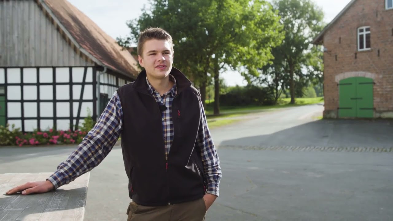 Zu Besuch bei Landwirt Niklas Schenke | Auslandspraktikum