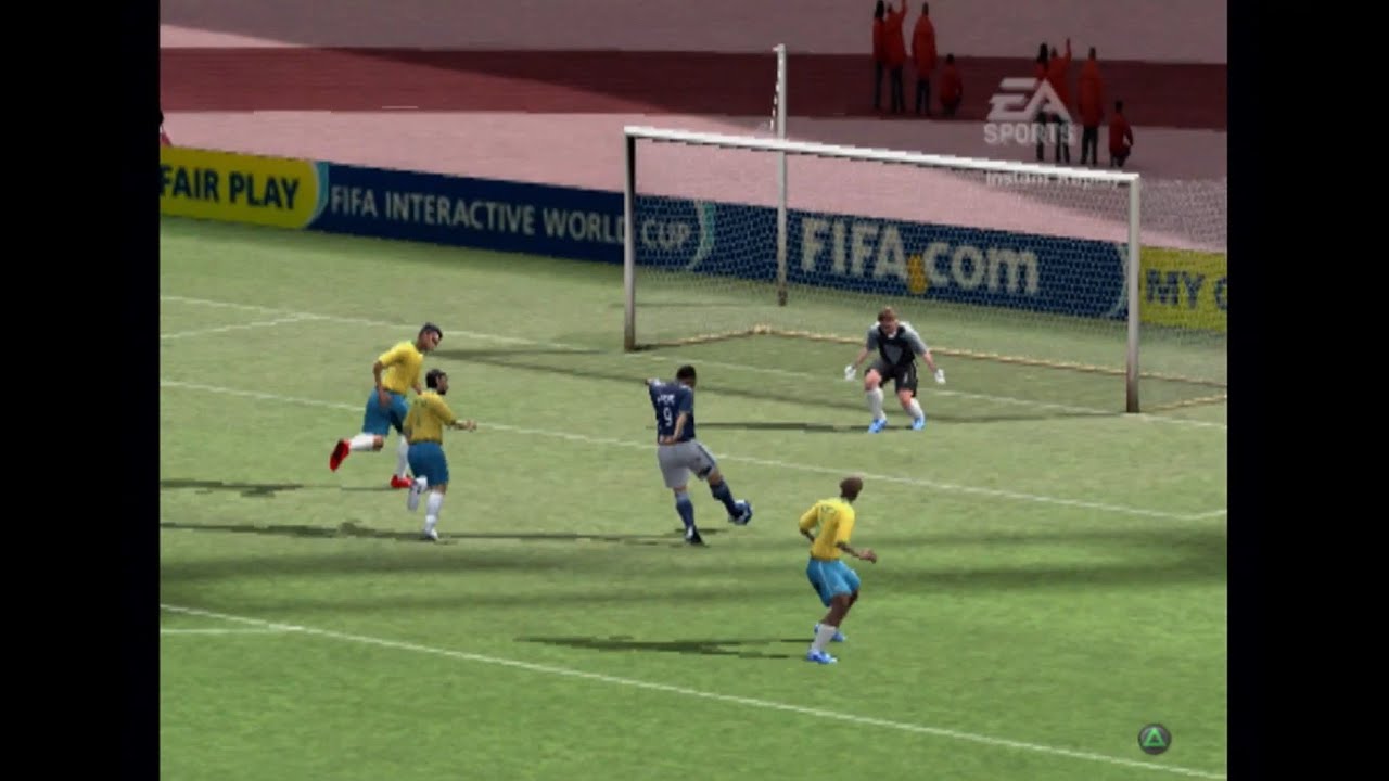 FIFA 08 PS2 Gameplay Brazil vs Argentina