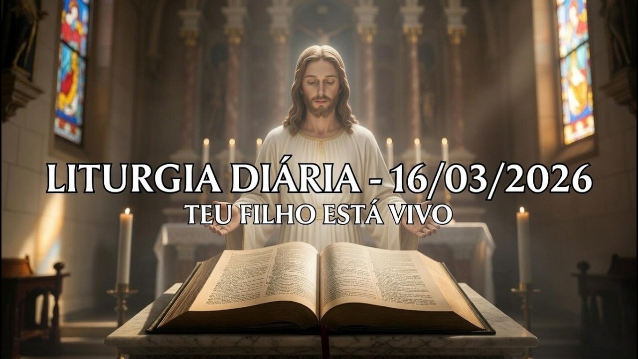 A FÉ NA PALAVRA DE JESUS TRAZ VIDA E MILAGRES, LITURGIA DIÁRIA DIA 16/03/2026
