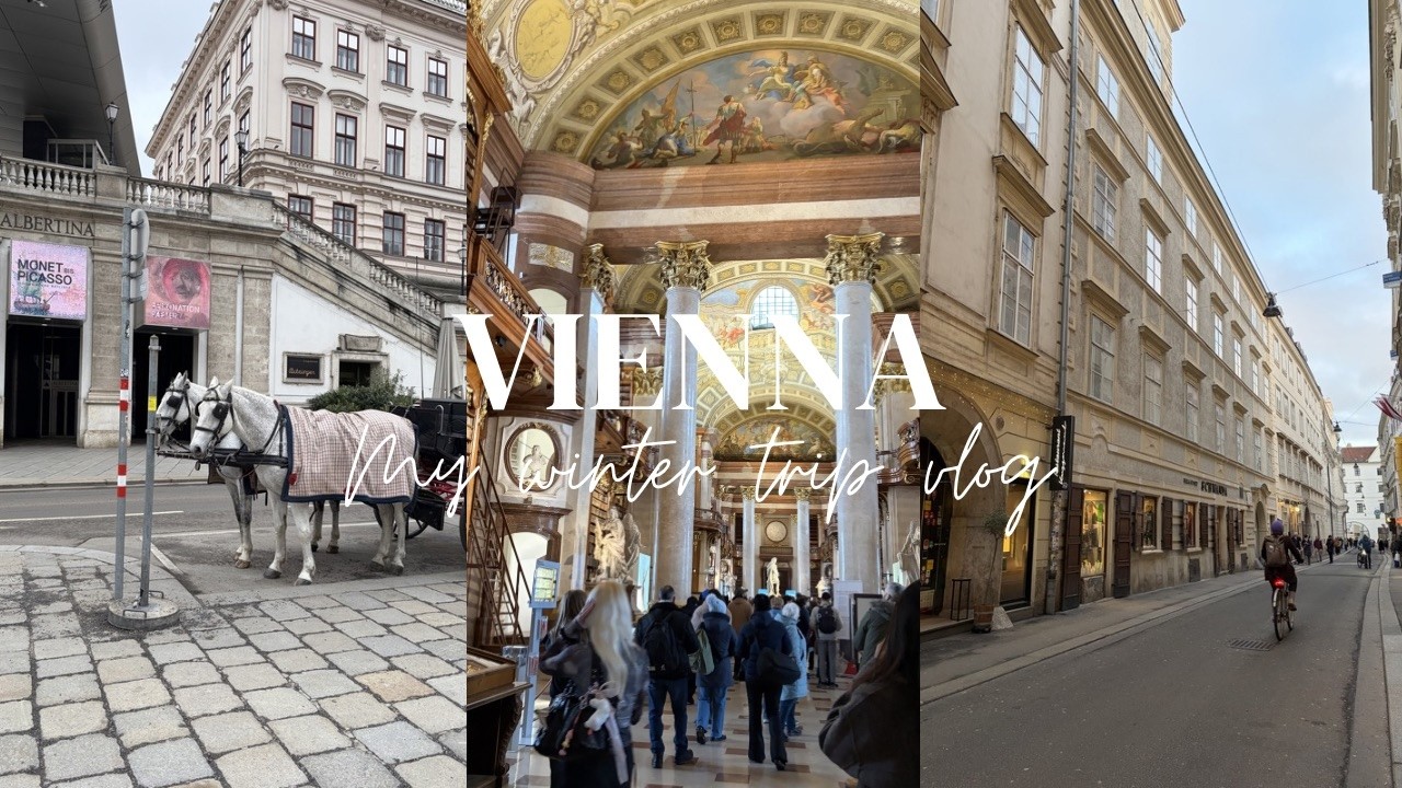 【ウィーン vlog】オーストリア旅行🇦🇹| 中欧ヨーロッパ周遊part.2 | 世界一美しい図書館 | シュニッツェル | ザッハトルテ