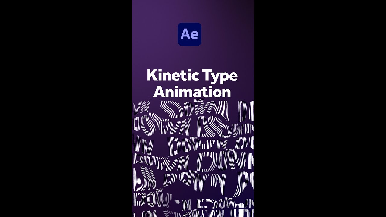 Kinetic Text Animation | After Effects Tutorial