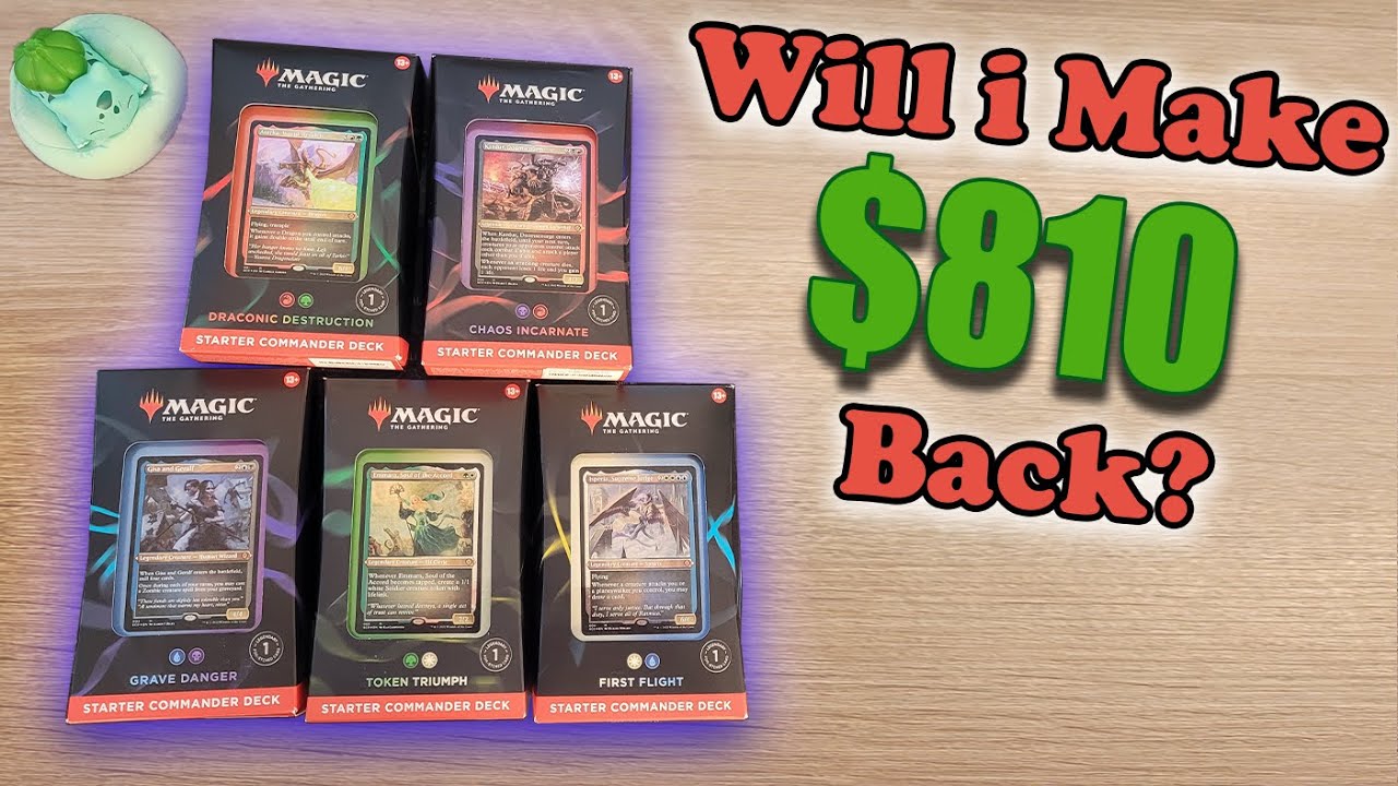 Commander Starter Decks 2022 opening and Value check + Commander journey Summary at the end