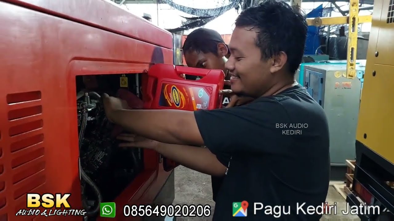 GANTI OLI & FILTERNYA UNTUK GENSET / MAINTENANCE