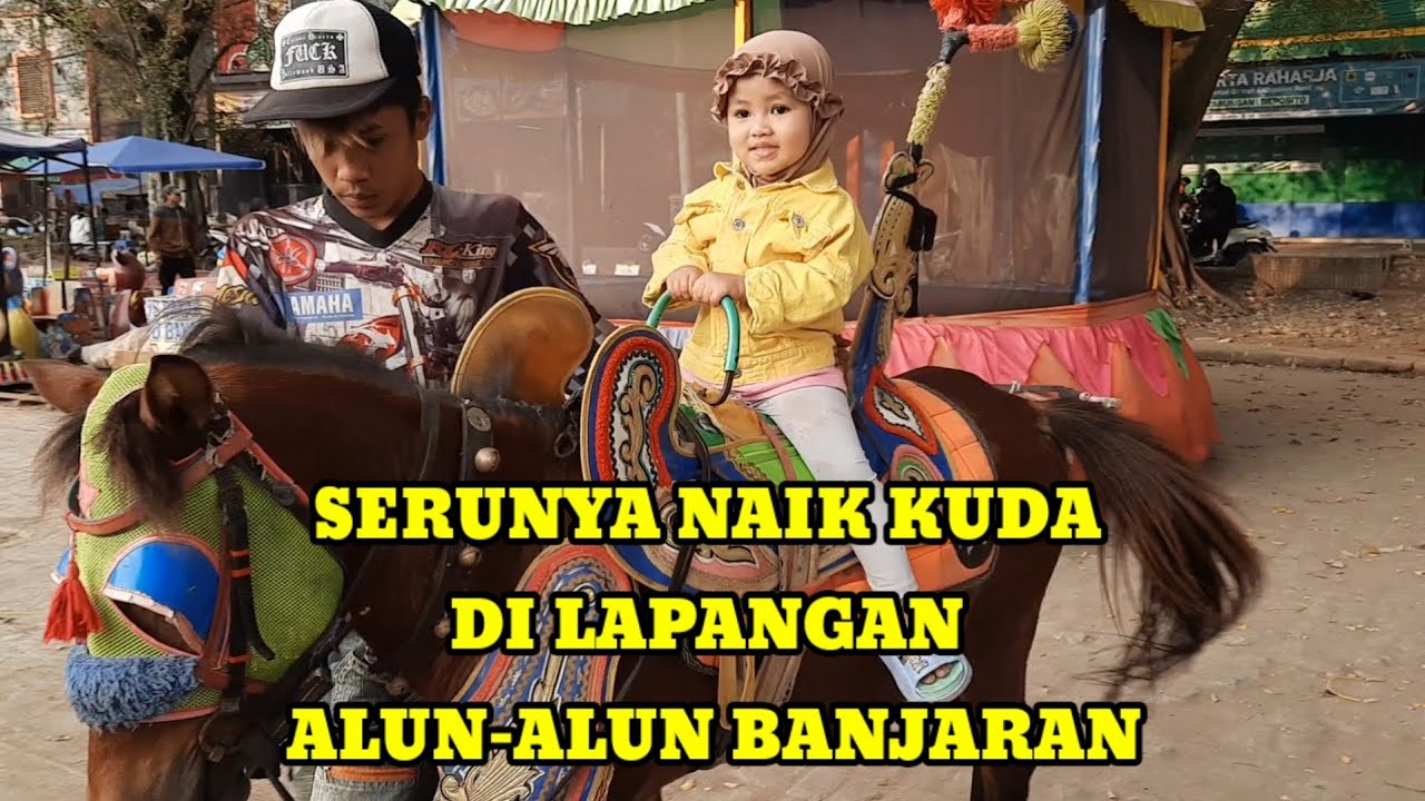 Naik Kuda Seru di Alun-Alun Banjaran! | kuda tunggang | kuda hias |kuda poni