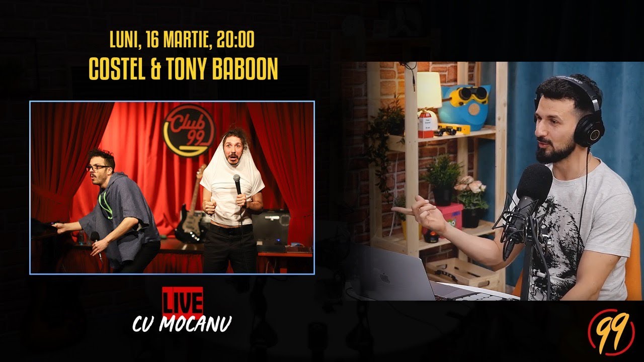 Costel & Tony Baboon sunt LIVE cu Mocanu