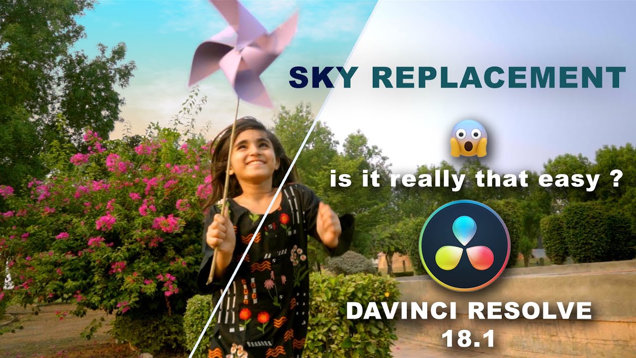 Realistic SKY Replacement Tutorial | Davinci Resolve 18.1 | SUPER EASY