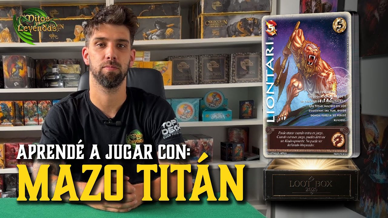 APRENDE A JUGAR CON: MAZO TITÁN | PRIMEROS PASOS EN MITOS Y LEYENDAS