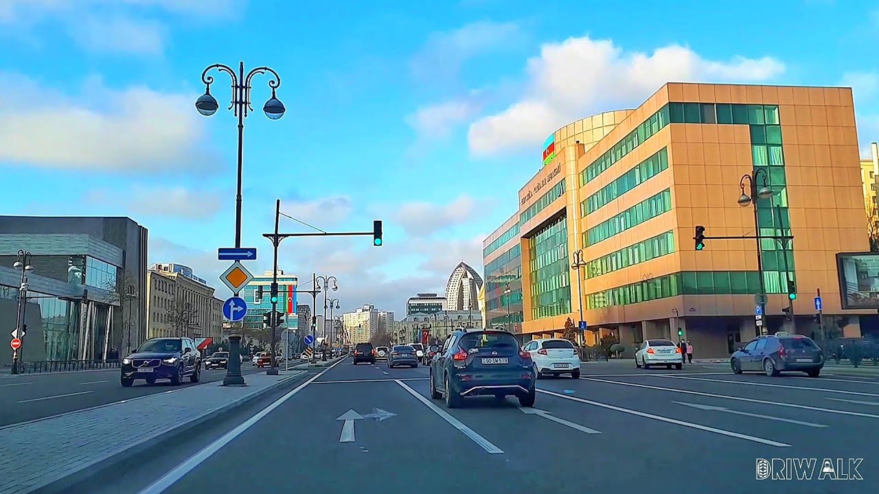 Bakı Küçələri (15 Yanvar 2021) Baki Yollari, Kuceleri | Baku City Driving |Баку Азербайджан #99