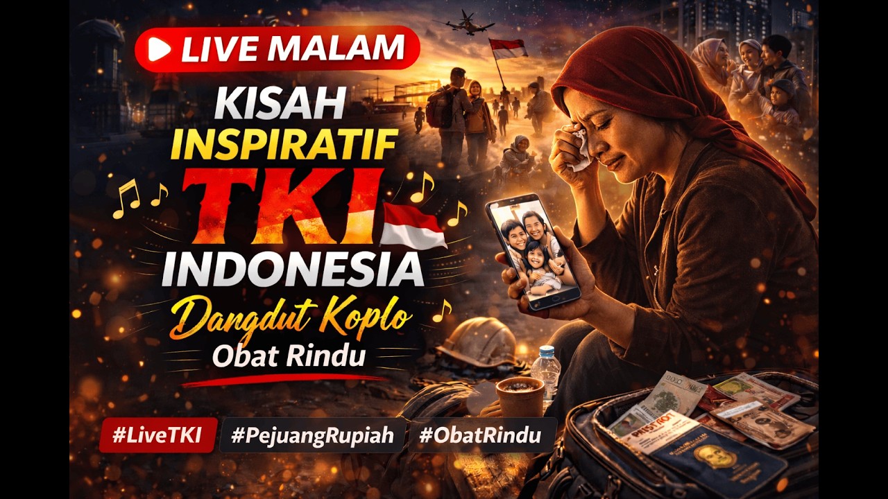 LIVE MALAM INI 🔴 Tangis & Perjuangan TKI Indonesia  Dangdut Koplo Temani Rindu