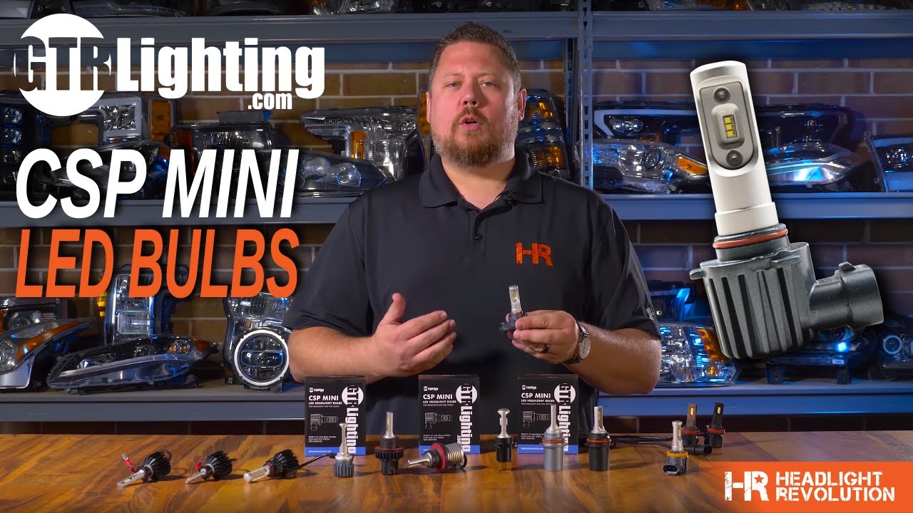 SIZE MATTERS - Super Small and Bright LED Headlight Bulbs | Perfect Fit and Perfect Beam - CSP Mini