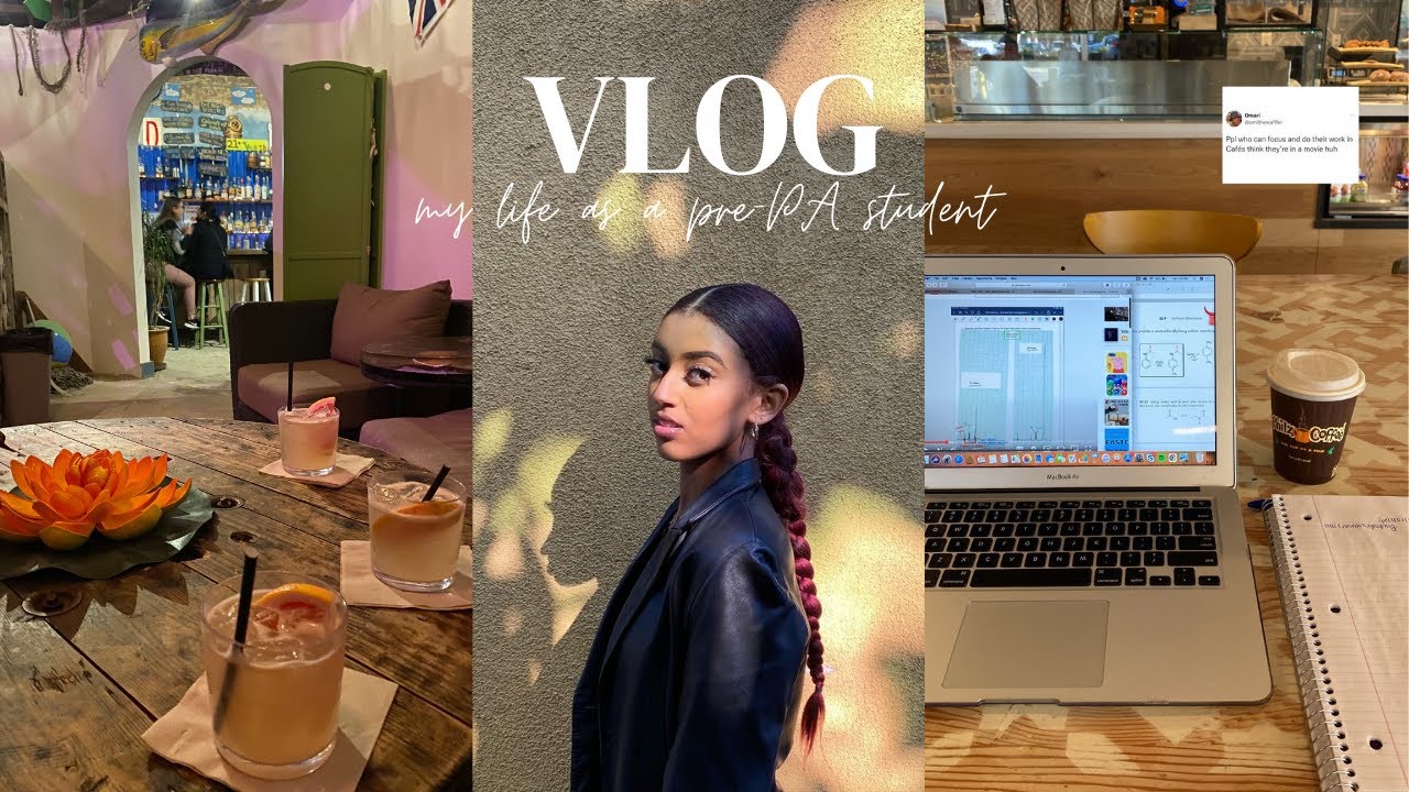 VLOG: My Life as a Pre-PA Student | come to work w/ me, study schedule, hanging w/friends, +more