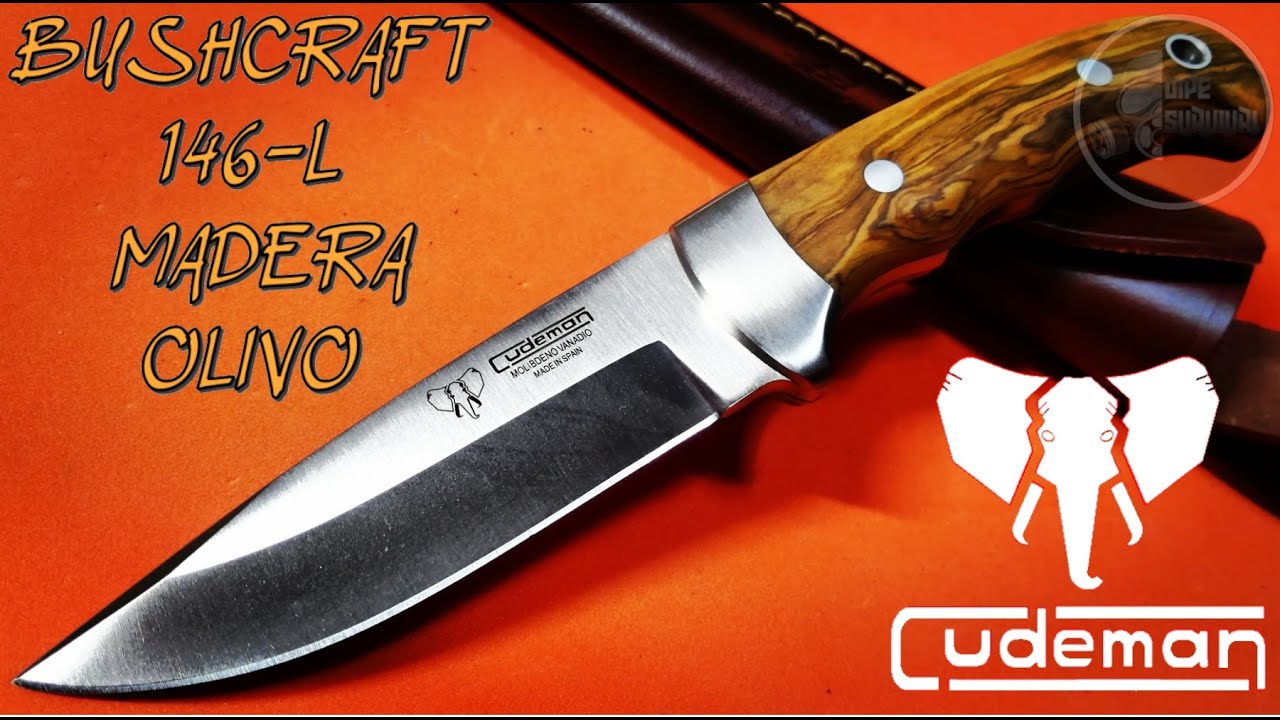 😱CUDEMAN BUSHCRAFT 146-L MADERA OLIVO,  UN GRAN DESCONOCIDO DE LA MARCA😱