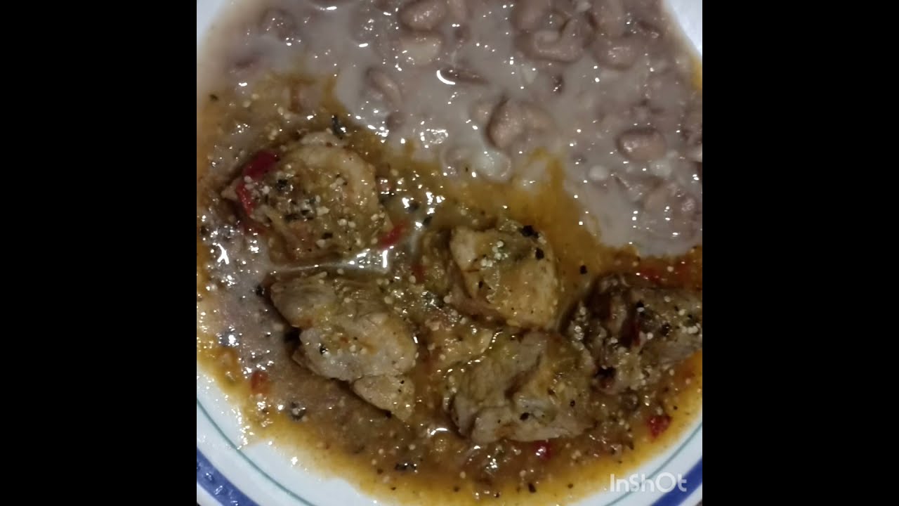 Costilla de puerco en salsa tatemada pocos ingredientes y quedan deliciosas