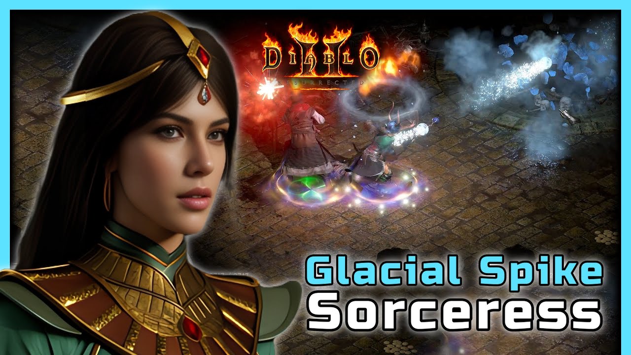 The Glacial Spike Sorceress is a Thing. And Actually Works Good. - Diablo 2 Resurrected
