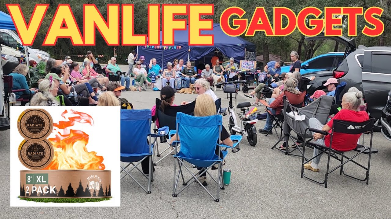 VANLIFE GADGETS at WOMENS MEETUP - Awesome Hacks! #vanlife #gadgets