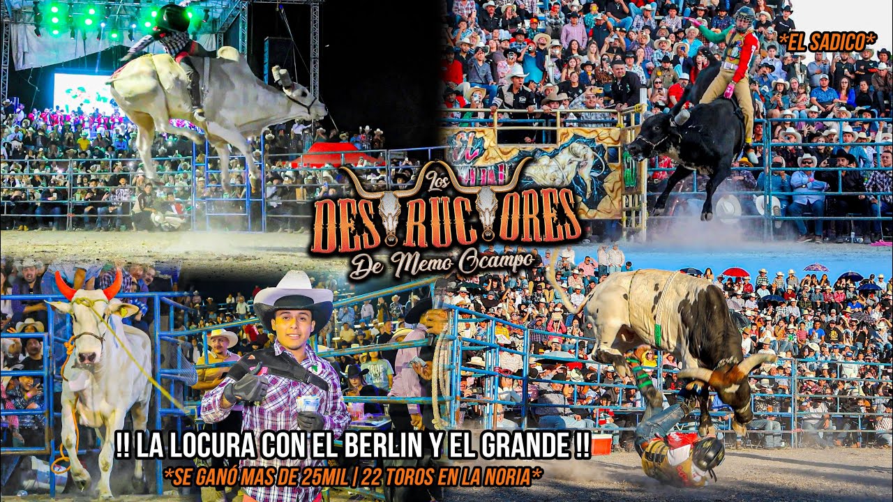 !!LA LOCURA CON BERLIN Y GRANDE!! GANÓ + DE 25MIL| SADICO IMPARABLE| 22 Destructores La Noria Gto 24