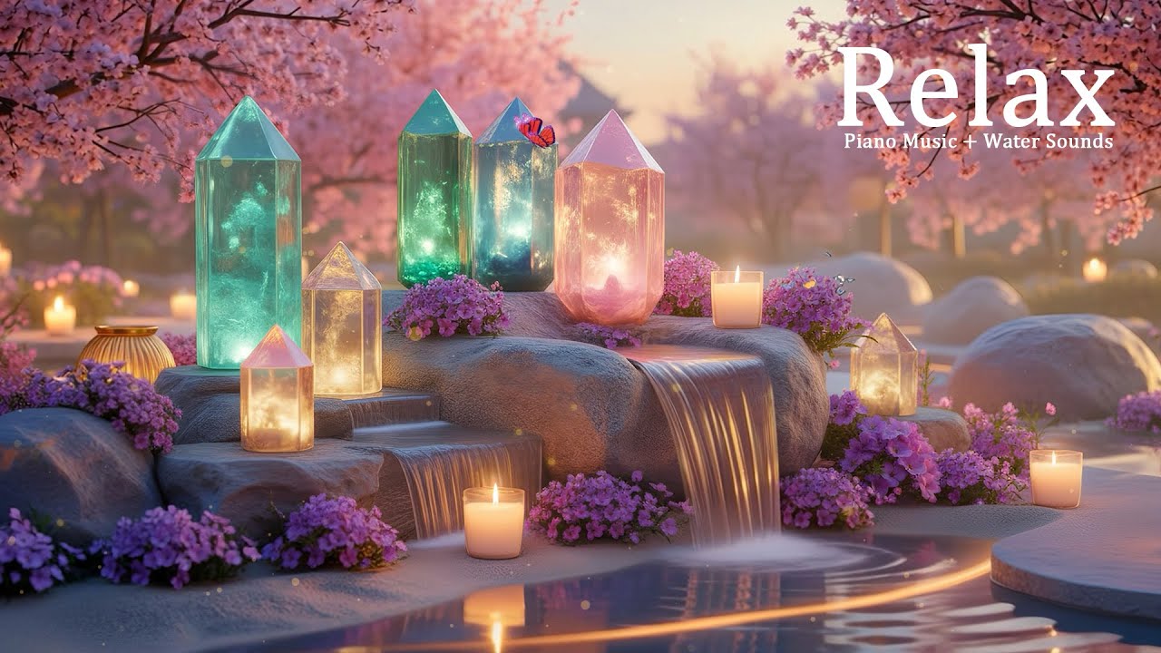 Soothing Water Sounds and Relaxing Music for Mind Healing – Ease Anxiety Naturally