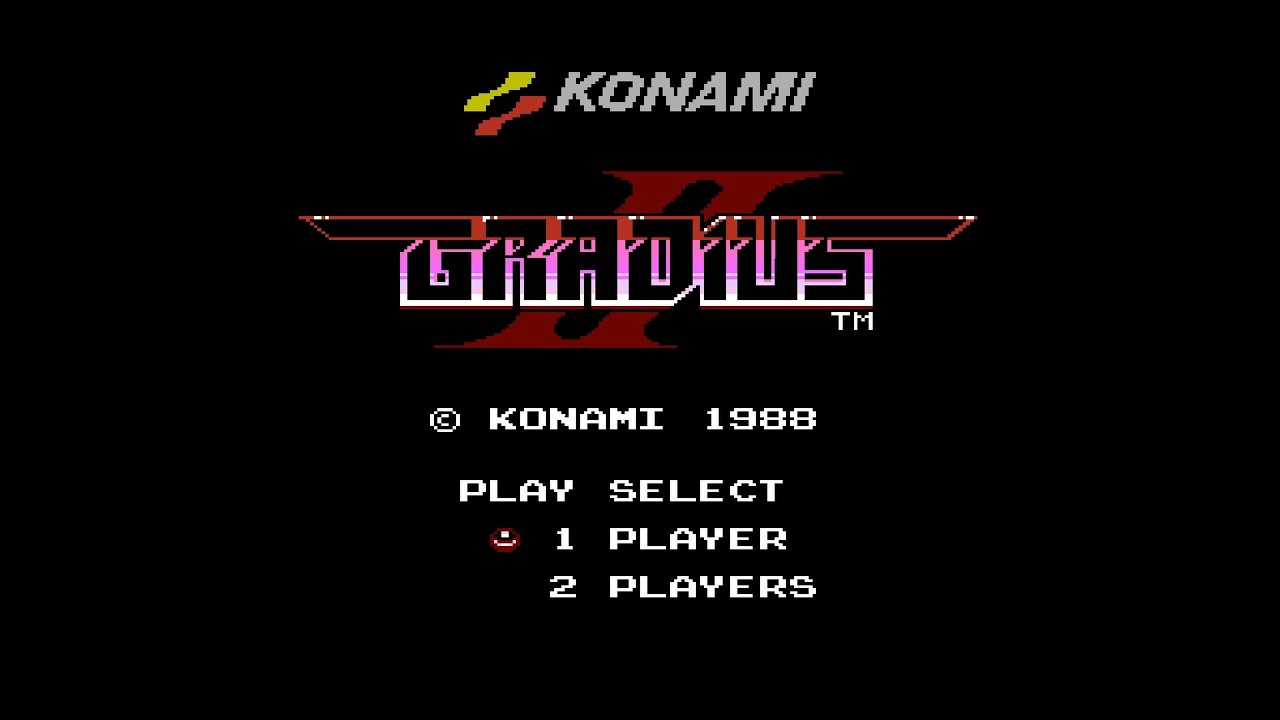 Gradius II: Gofer's Ambition (Gradius II: Gofer no Yabou) (No Death) (All 4 Power Meters)