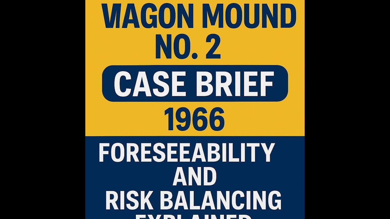 Краткое изложение дела «Вагон-Маунд № 2» (1966 г.) – Объяснение предсказуемости и баланса рисков.
