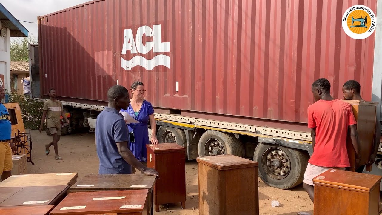 Omas Nähmaschine für Afrika