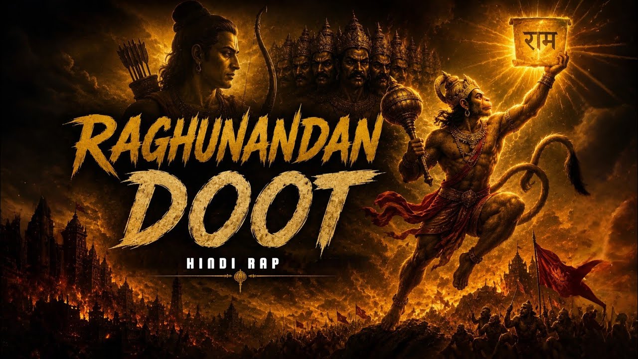 Raghunandan Doot | रघुनंदन दूत | Hindi Rap Song | Rishabh Sahi