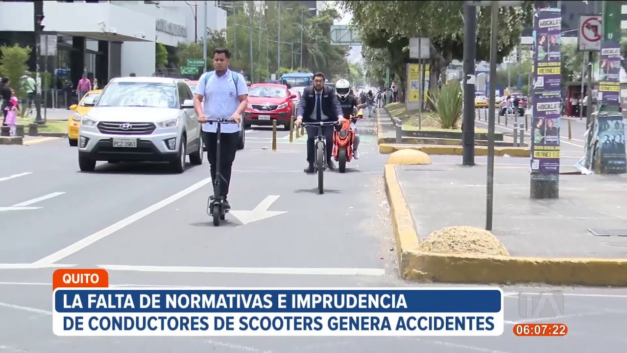 En Quito se analiza incluir normativa para circulación de scooters y motos eléctricas