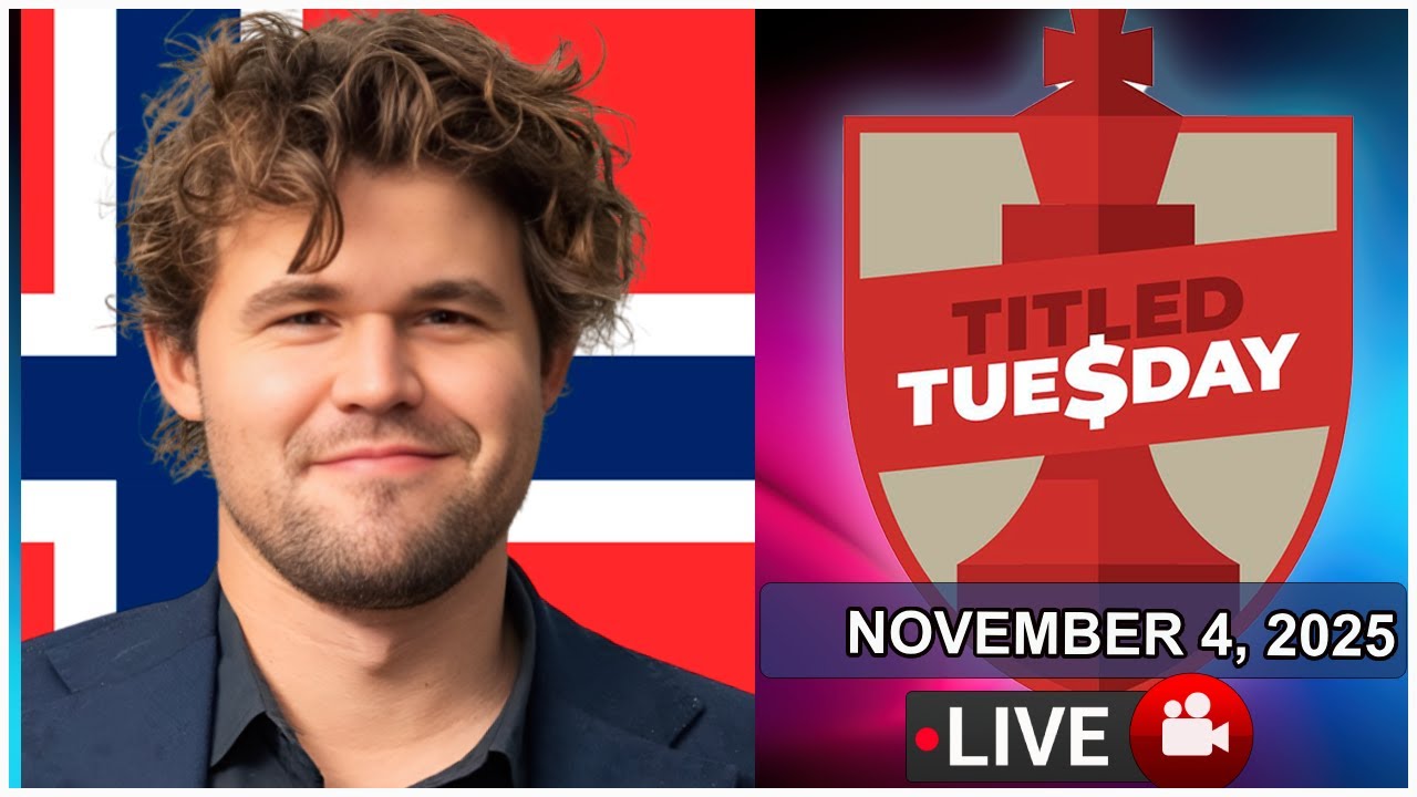 🔴 Magnus Carlsen | Titled Tuesday | November 4, 2025 | chesscom