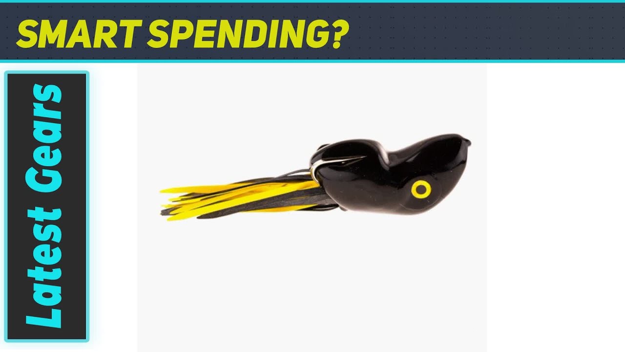 Scum Frog Popper Topwater Bass Fishing Hollow Body Frog Lure - Best Weedless Hooks for
