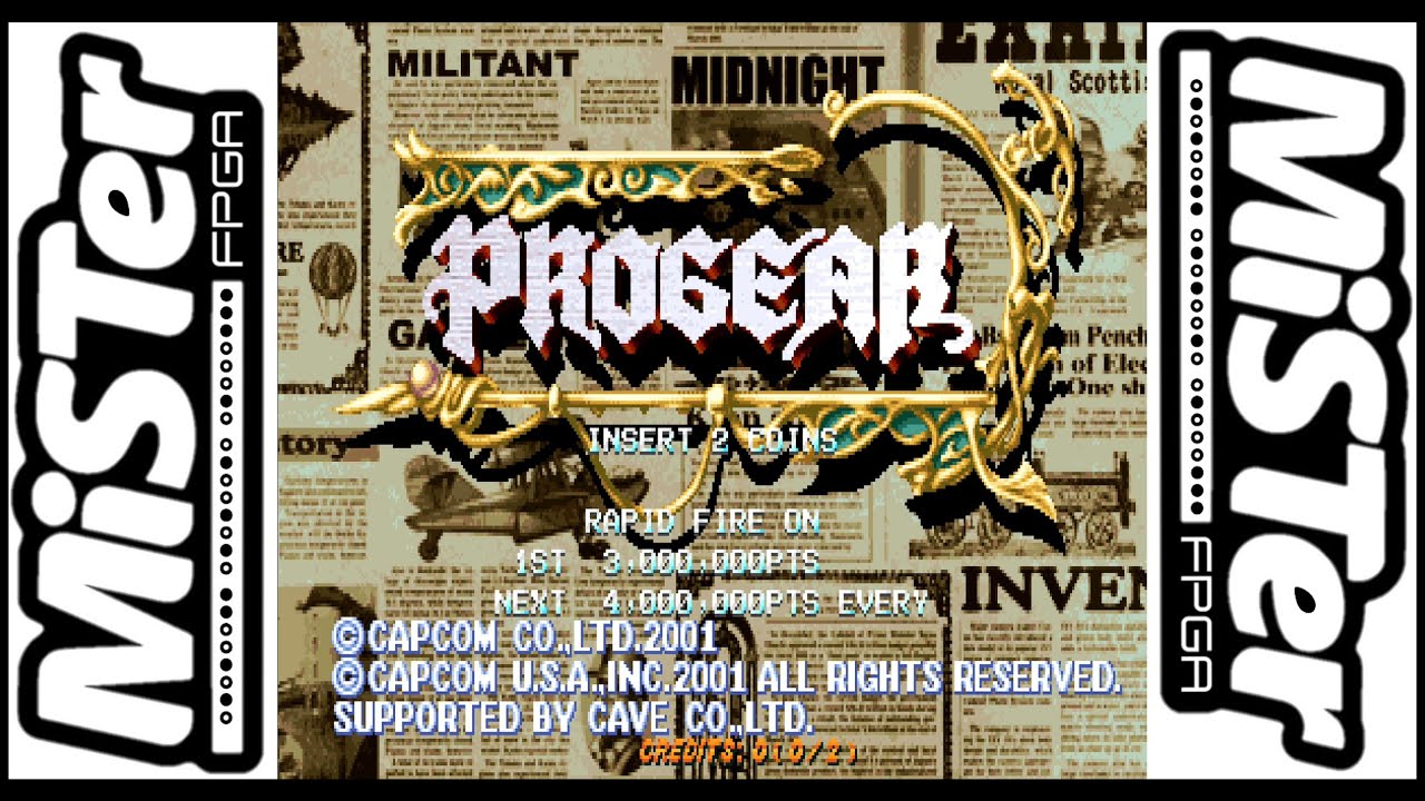 Progear (MiSTer FPGA  - CPS2 Arcade) (Scanline Test)