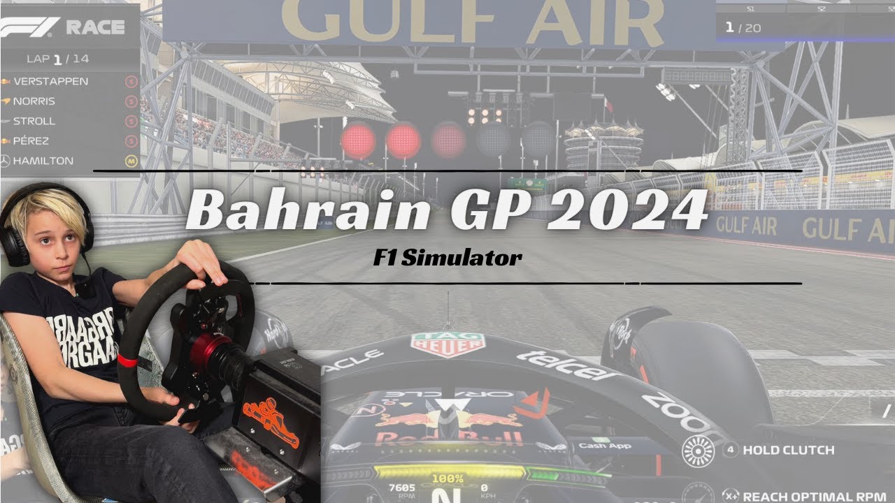 F1 Simulator Bahrain 2024: 25% Race