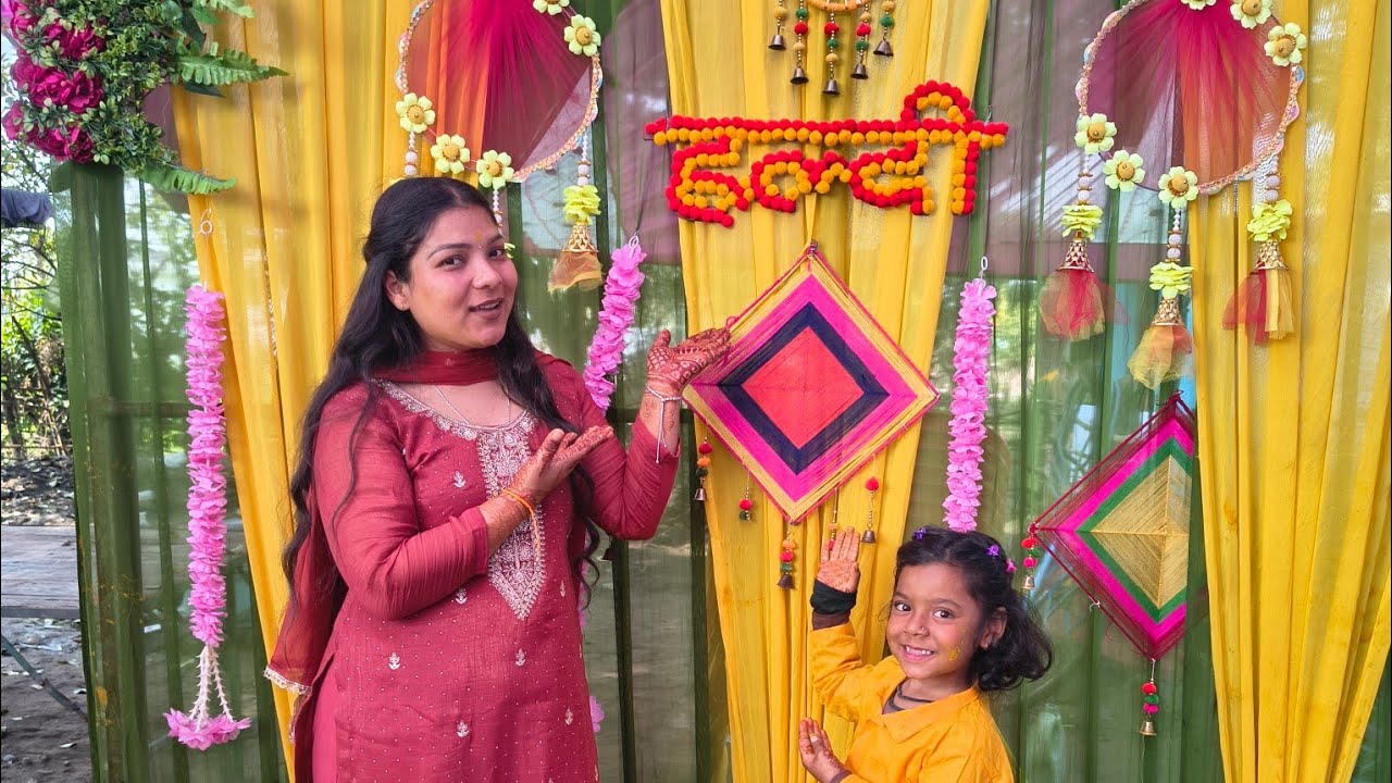 Mehndi and haldi function mai aaye Nani ke Ghar♥️🌸