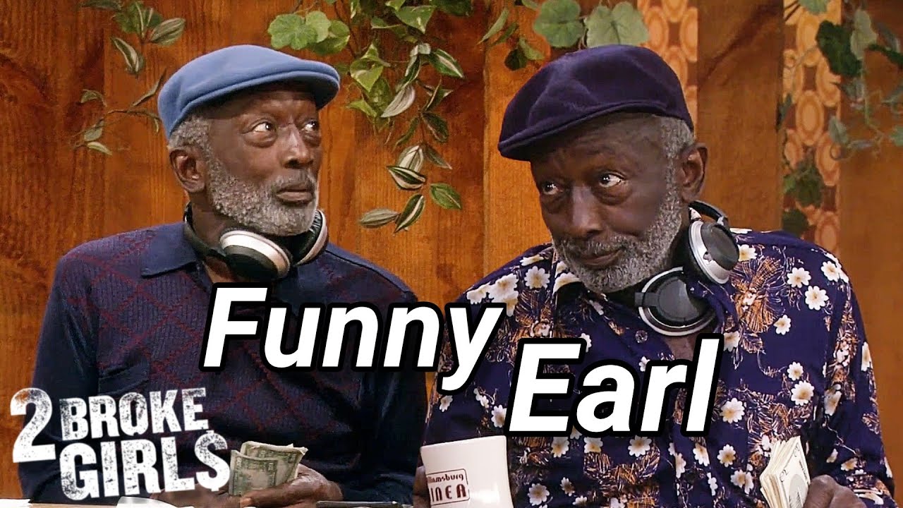 2 Broke Girls| Funny Moments from Earl!