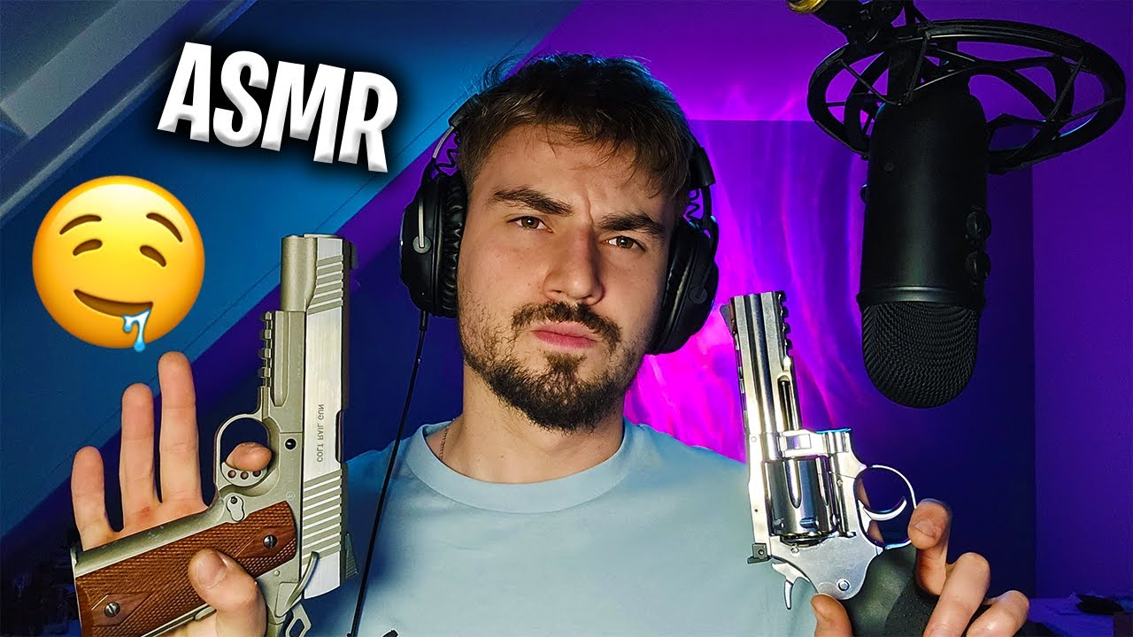 🌙 ASMR : TRIGGERS INSANE AVEC DES ARMES ! 😍