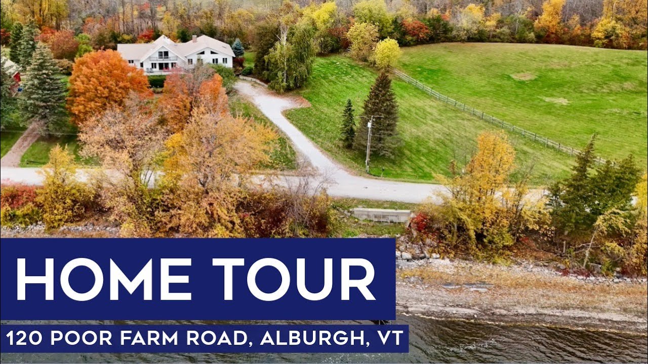 Vermont Home Tour: 120 Poor Farm Road, Alburgh, VT | Stunning Lakefront Retreat on Lake Champlain
