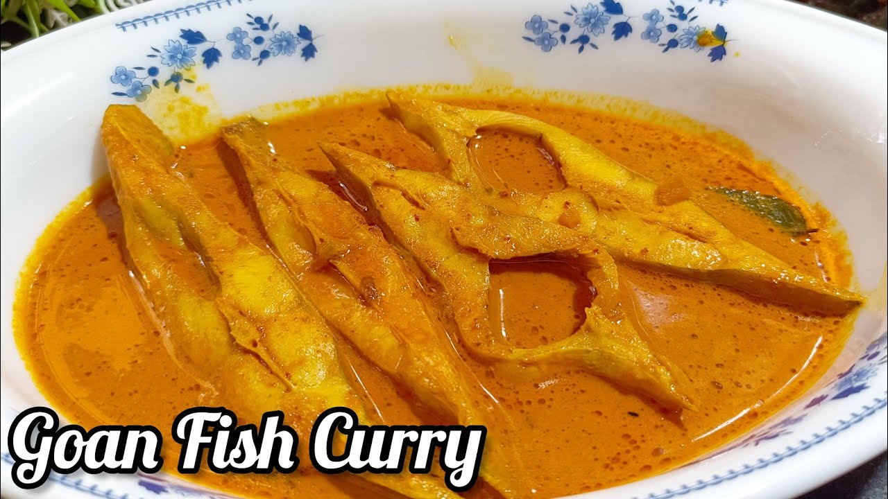 How to make Goan Fish Curry | Pomfret Fish Curry | fish curry recipe