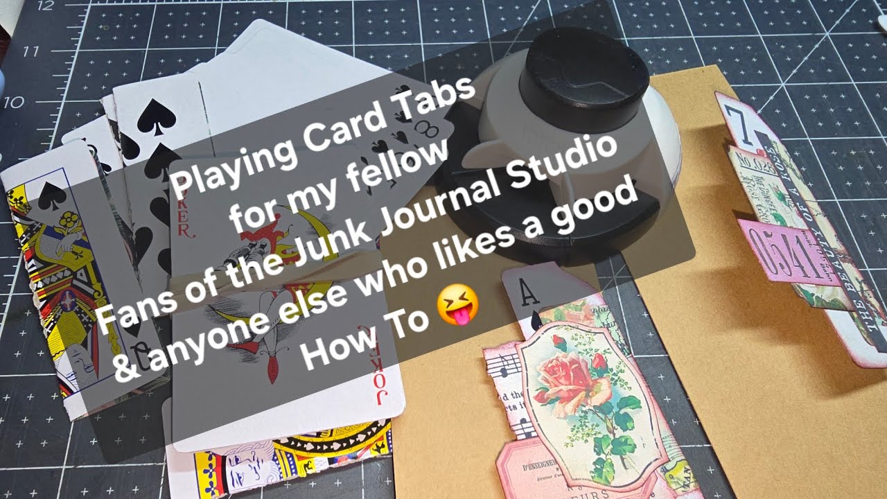 An #allthingsroses2026 project Past Prompt: Playing Card ... into Tabs!  Come see how