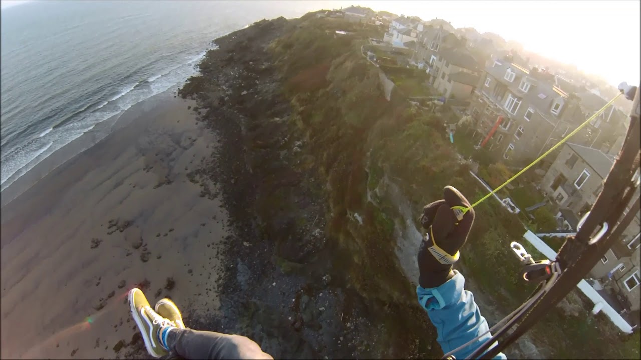 Paragliding Coastal Soaring Kinghorn in Fife, Scotland