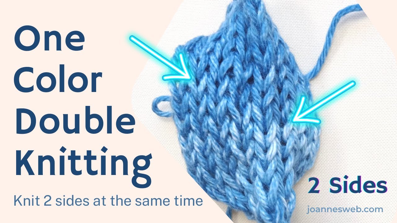 One Color Double Knitting