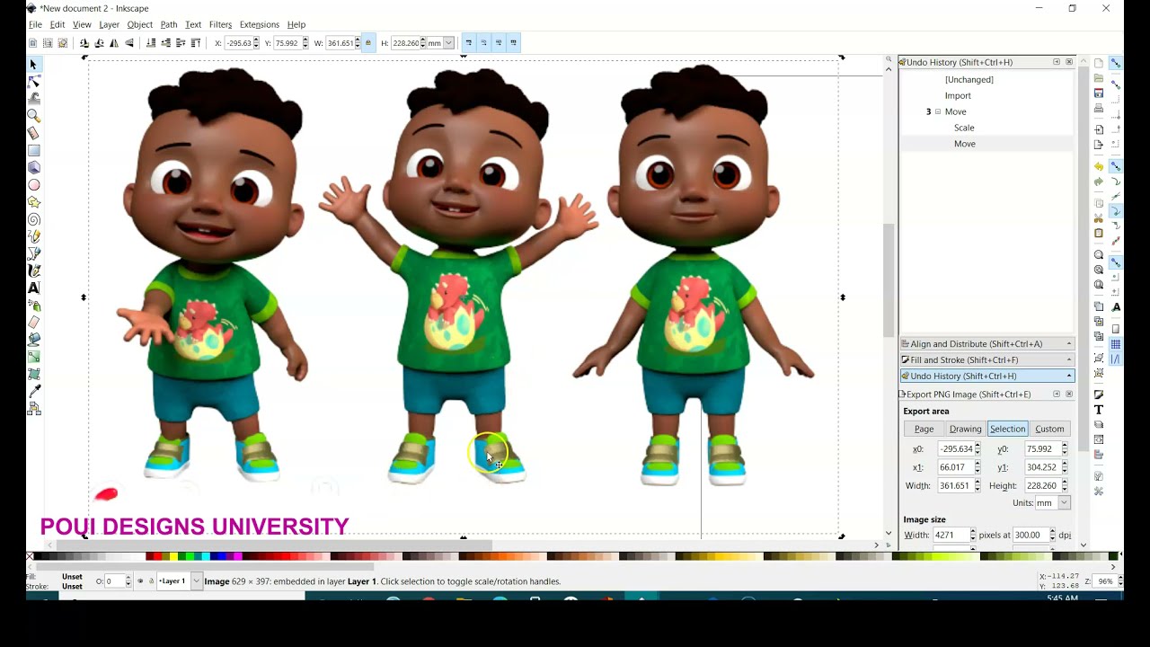 How to crop an image in Inkscape