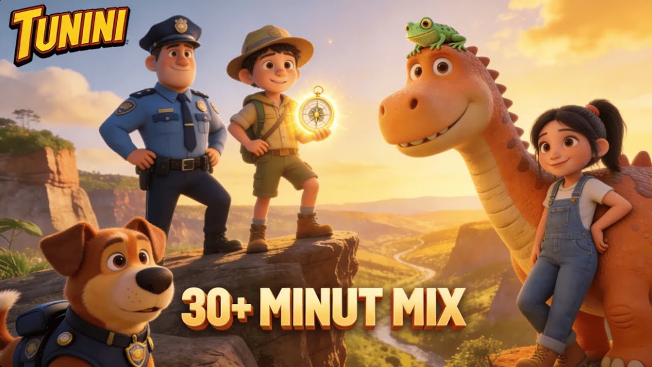 30+ minut mix dětské písničky | Zvířátka, emoce a radost