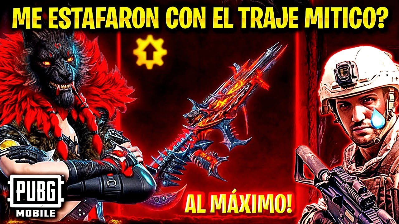 ME ESTAFARON con el NUEVO TRAJE MITICO y AUG de FUEGO en PUBG MOBILE? 😥