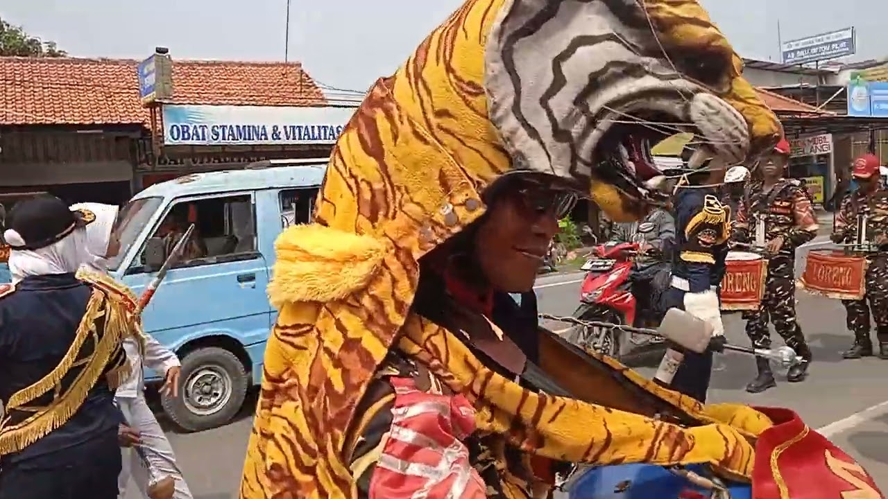 Keren....!! Drum Bane Banser...!! Macan Loreng